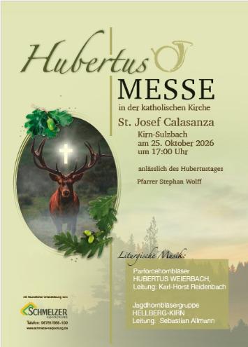 20261025 Hubertusmesse (c) Parforcehornbläser Hubertus Weierbach 20261025 Hubertusmesse