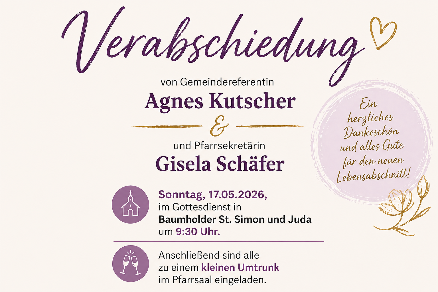 Abschied Kutscher Schäfer