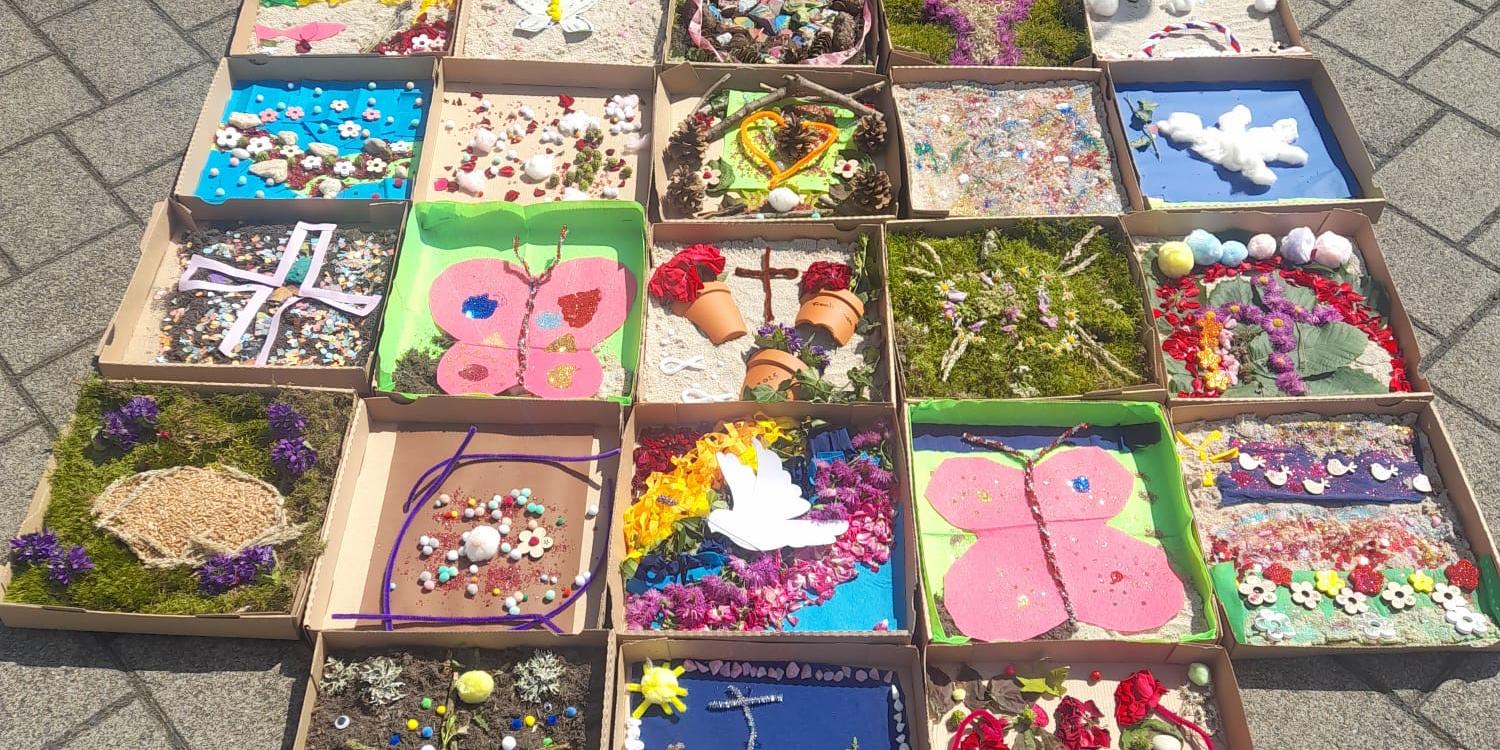 Fronleichnam Pizzakarton