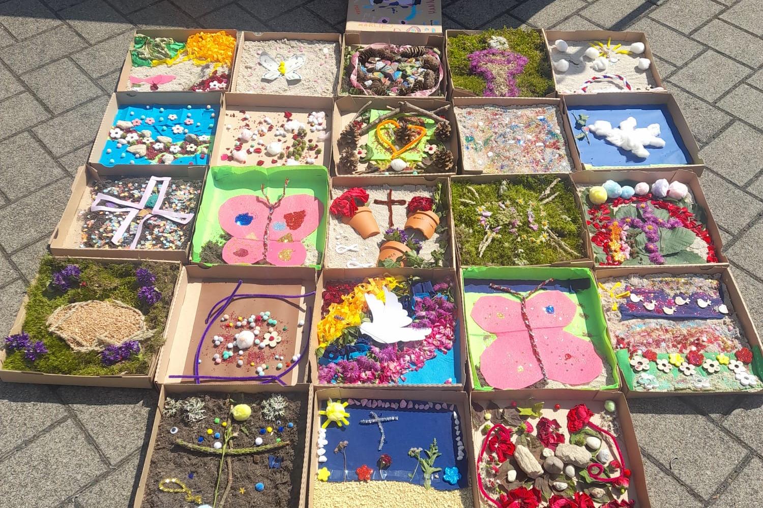 Fronleichnam Pizzakarton