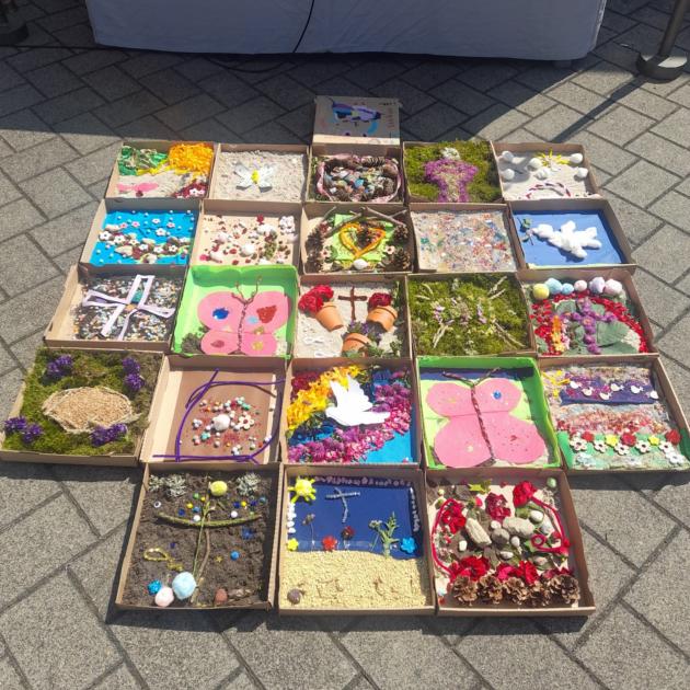 Fronleichnam Pizzakarton