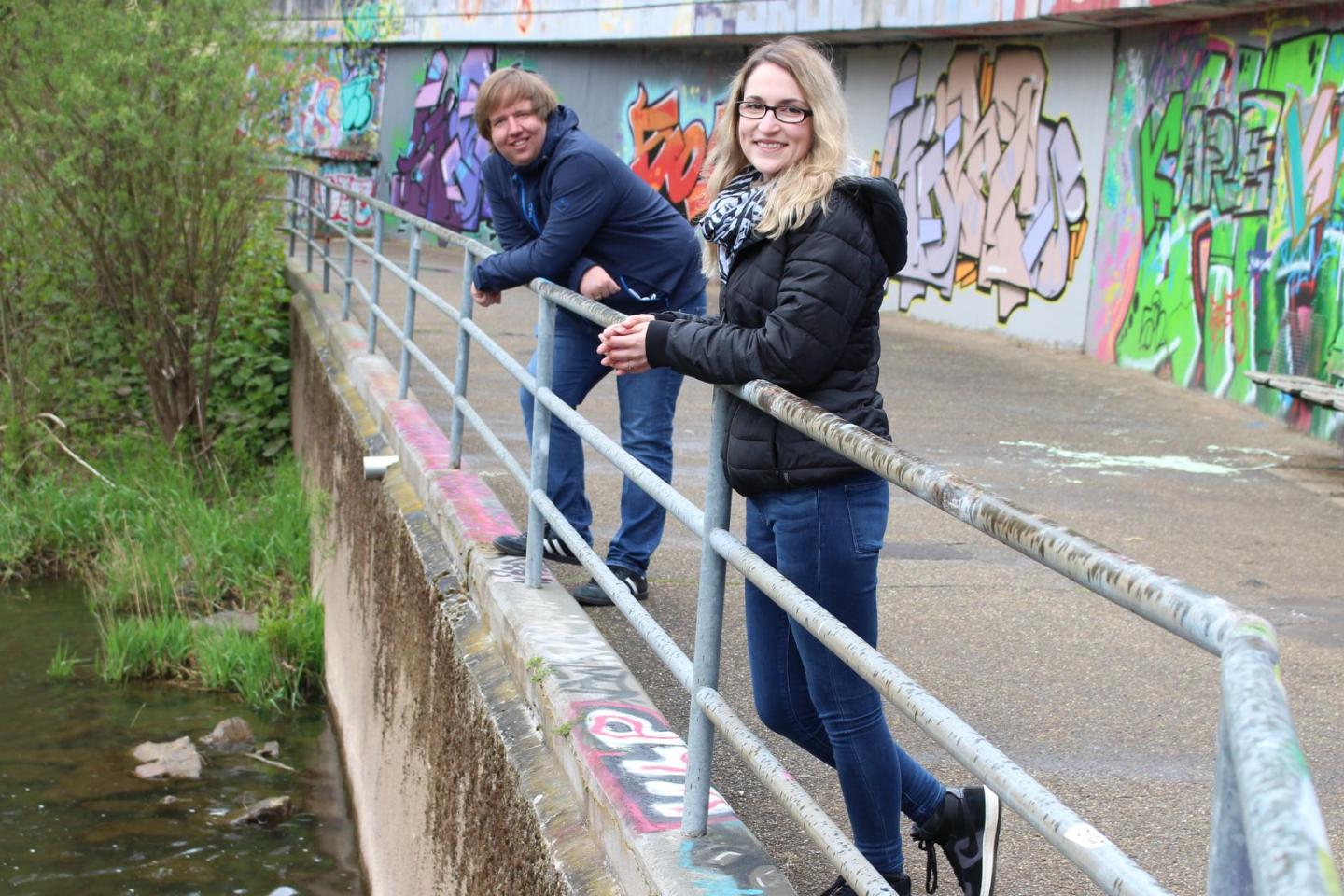 Die Verantwortlichen der Gruppenangebote: Elisabeth Hanstein (Caritas) und Michael Michels (Pastoraler Raum Idar-Oberstein)