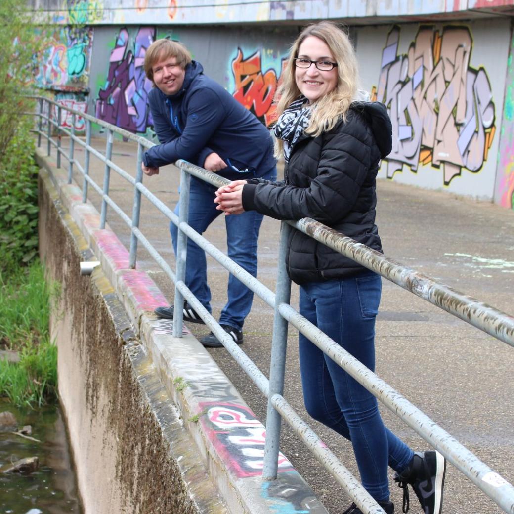 Die Verantwortlichen der Gruppenangebote: Elisabeth Hanstein (Caritas) und Michael Michels (Pastoraler Raum Idar-Oberstein)