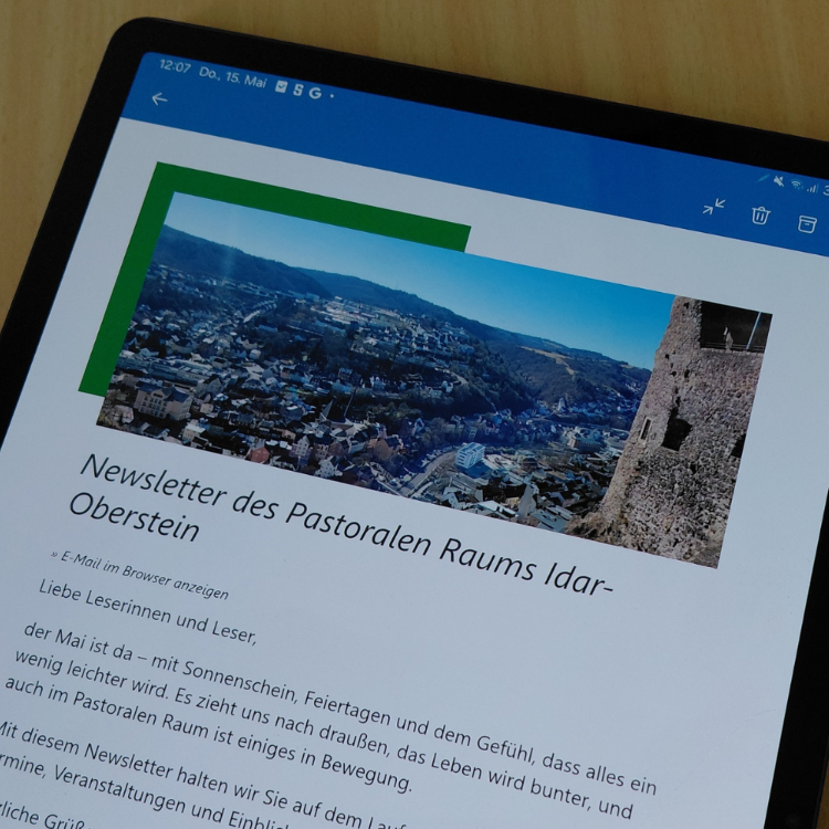 Mit unserem Newsletter immer bestens informiert