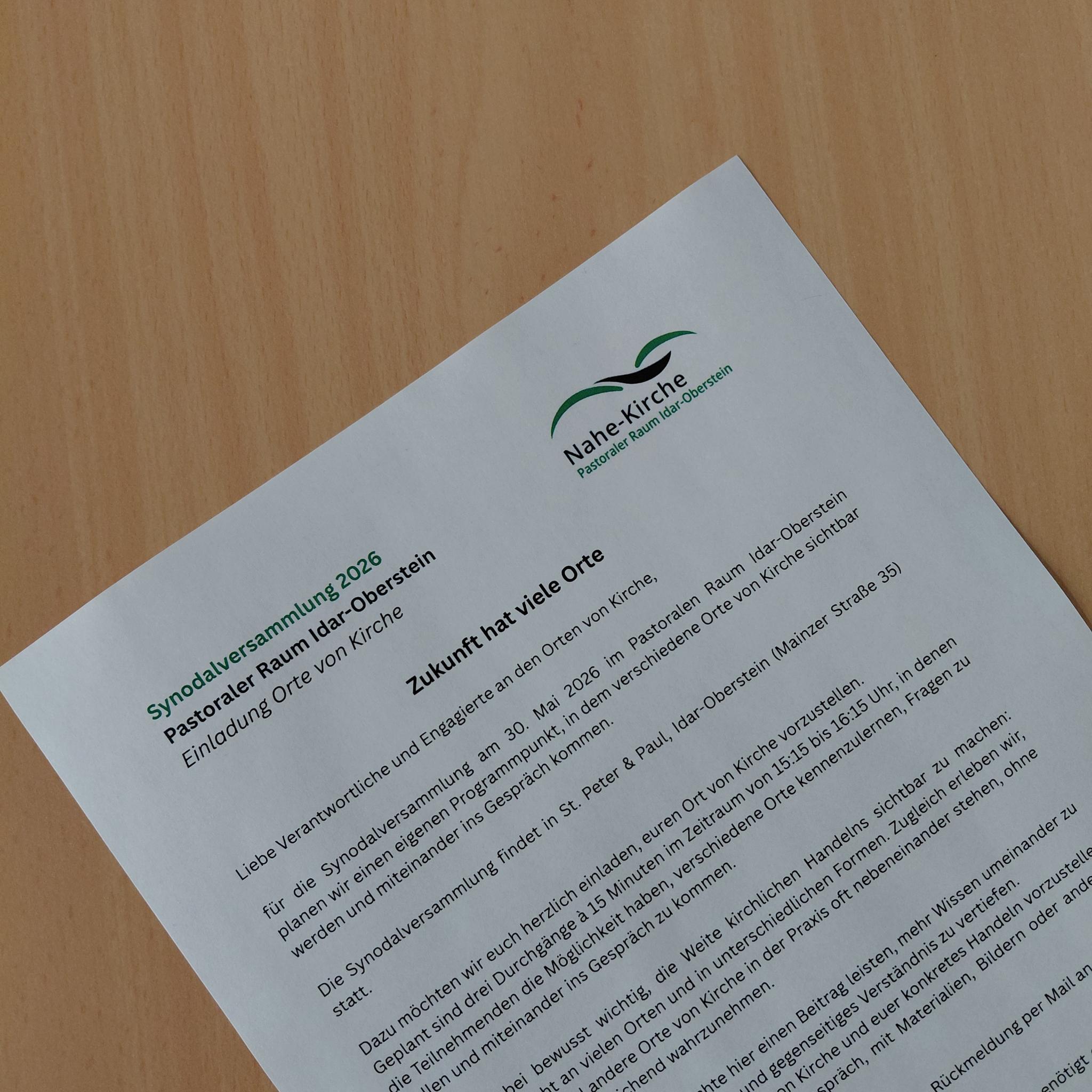 Orte von Kirche Einladung