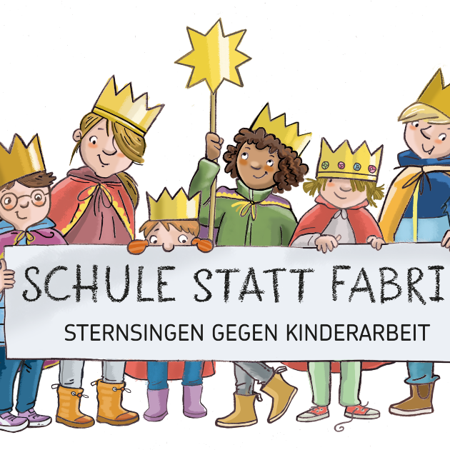 dks_illu_sternsinger_tragen_banner_kinderarbeit