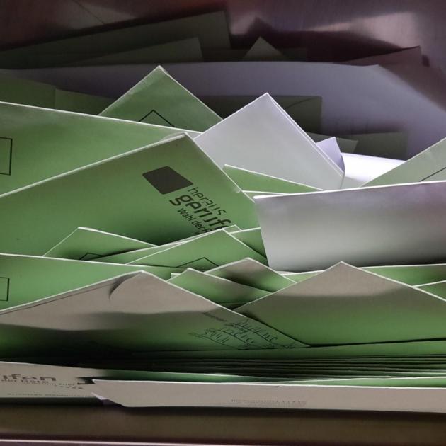 Briefwahl zur Rätewahl in Hermeskeil.